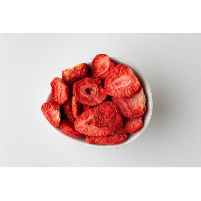 liofilizirano sadje - jagode - polovičke/rezine - 30 g